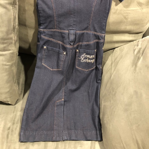 Armani Exchange Jeans Dress Size 0 - Picture 2 of 4